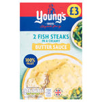 Young’s 2 Fish Steaks in a Butter Sauce