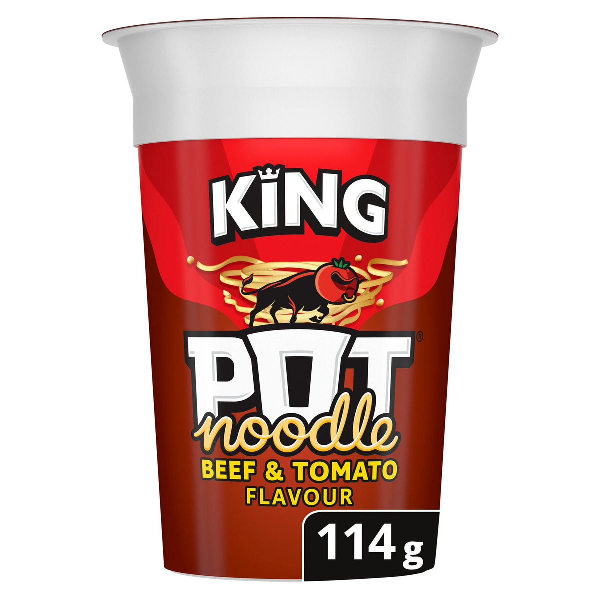 Pot Noodle King Pot Beef & Tomato