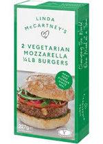 Linda McCartney’s Frozen Vegetarian Mozzarella Burgers