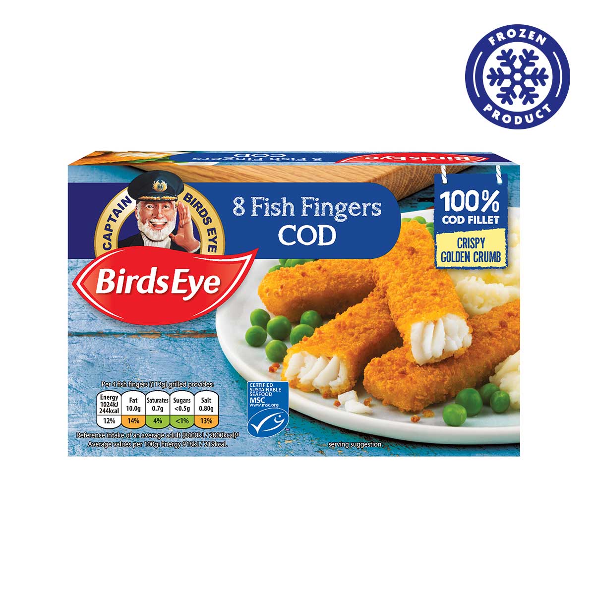 BirdsEye Frozen Cod Fish Fingers