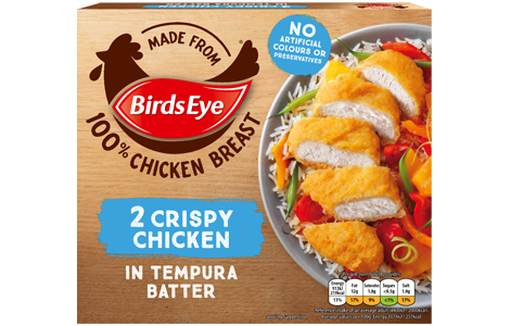 BirdsEye Frozen Crispy Chicken in Tempura Batter