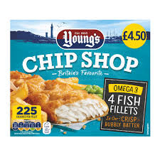 Young’s Chip Shop Fish Fillets in Crisp Batter