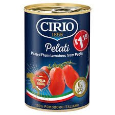 Cirio Pealed Plum Tomatoes