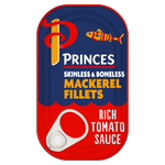 Princes Mackerel Fillets in tomato sauce