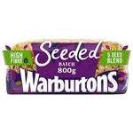 Warburtons Seeded Batch Sliced Loaf 800g