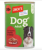 Jack’s Dog Adult 100% Complete Chunks in gravy