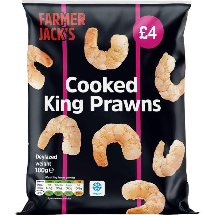 Farmer Jack’s Cooked King Prawns