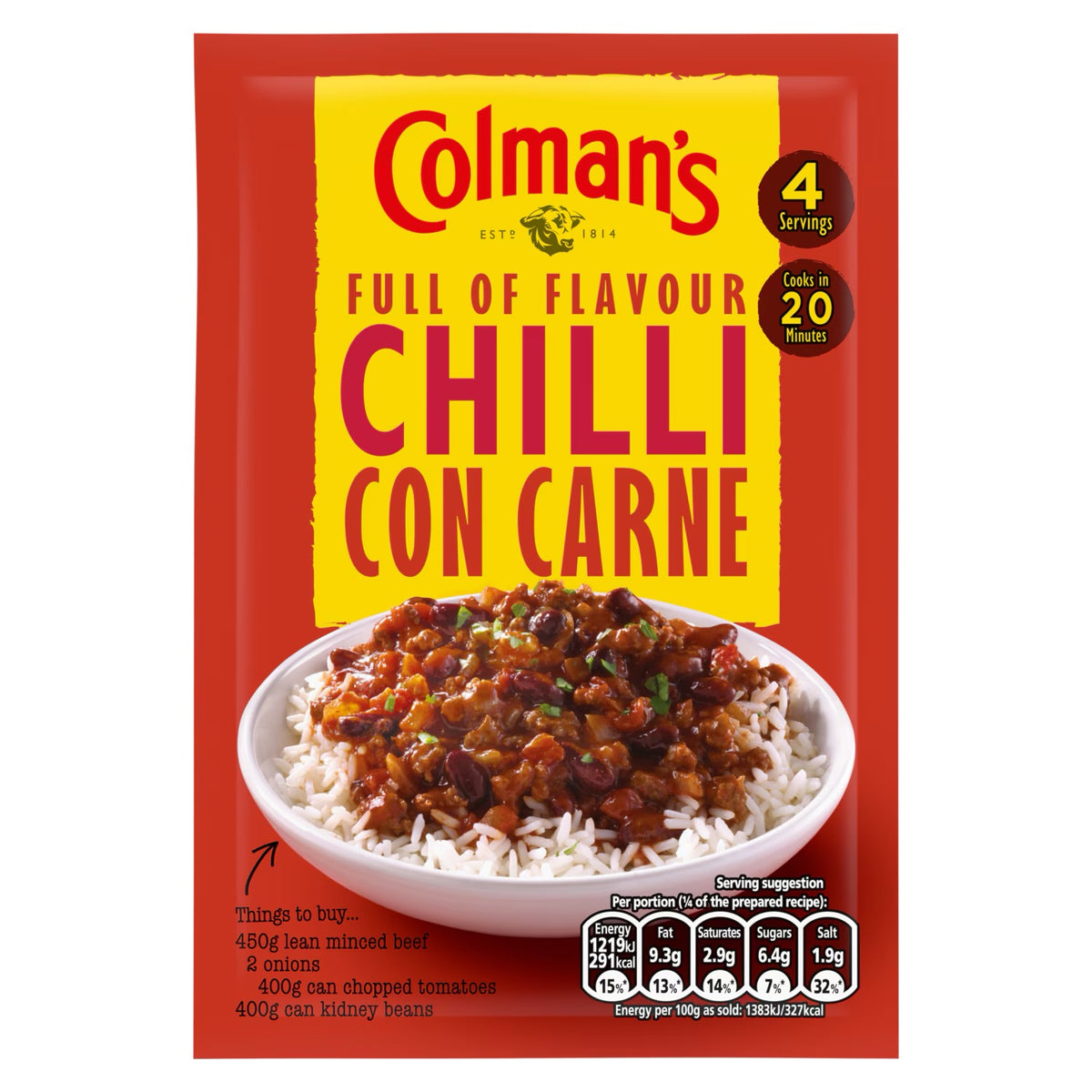 Colman’s Chilli Con Carne Sauce Mix