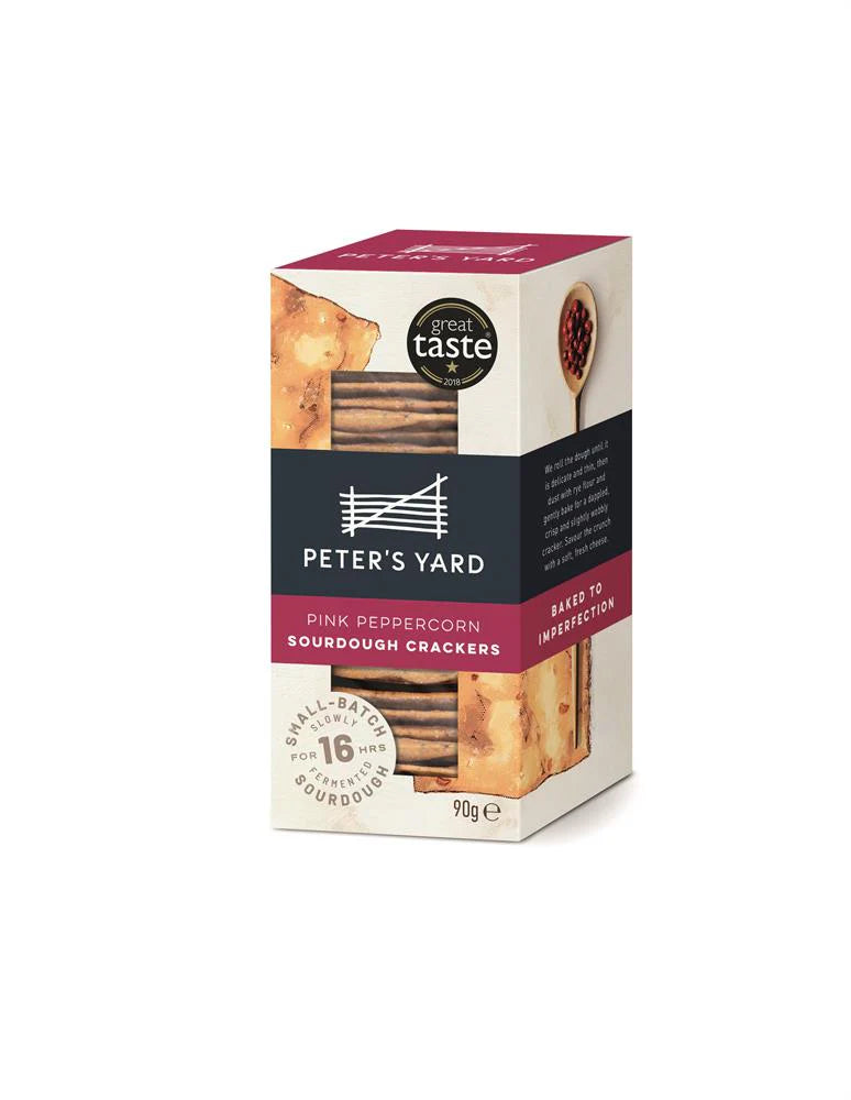 Peter’s Yard Pink Peppercorn Sourdough Crackers