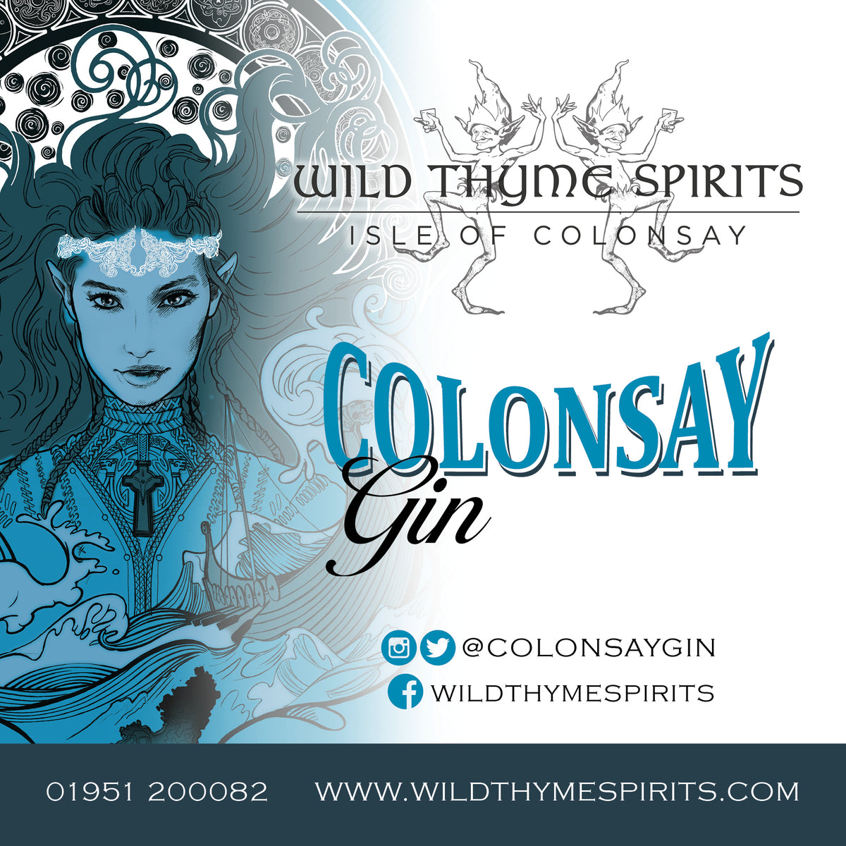 Colonsay Gin Original 70cl 47% ABV