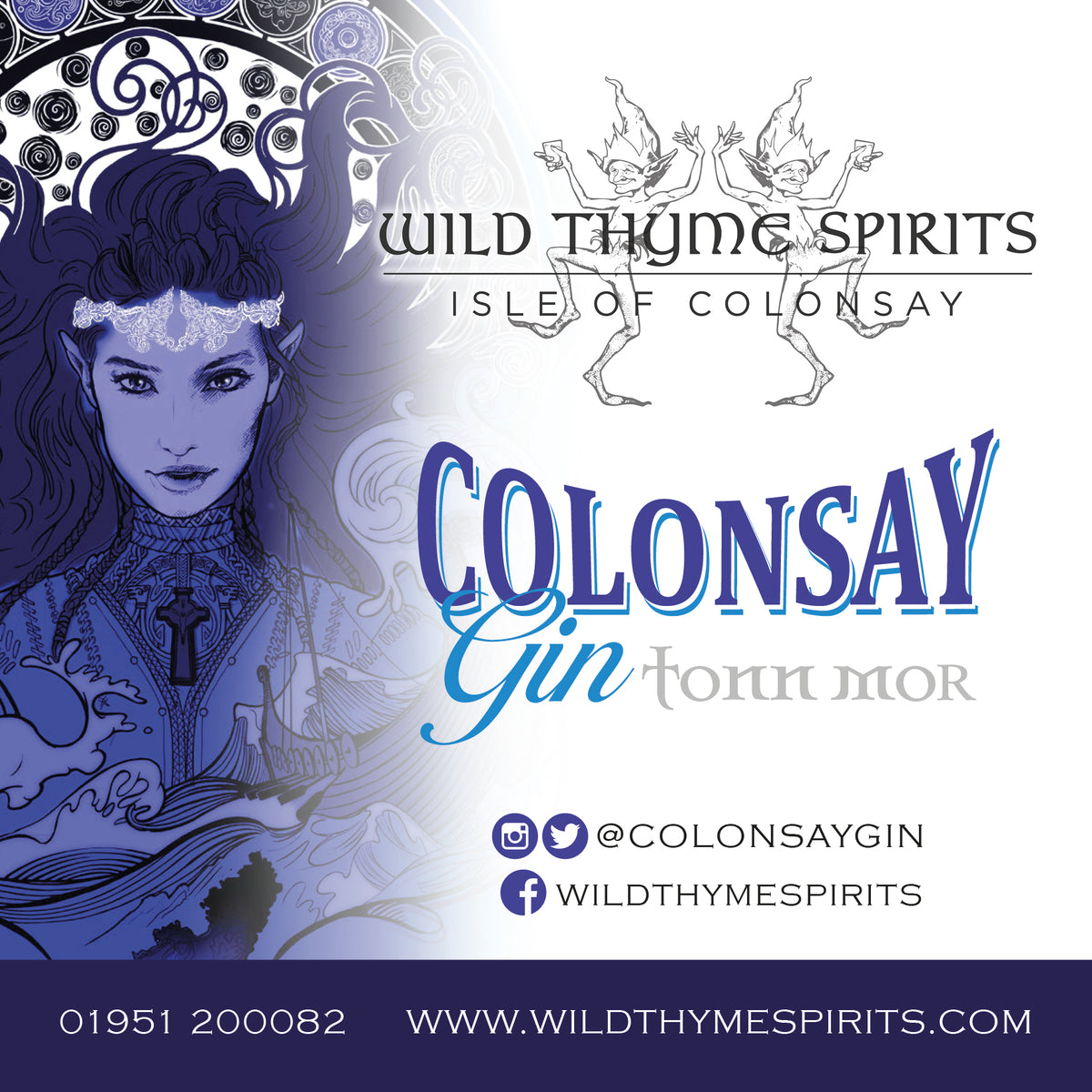 Colonsay Gin - Tonn Mor 50cl 57% ABV