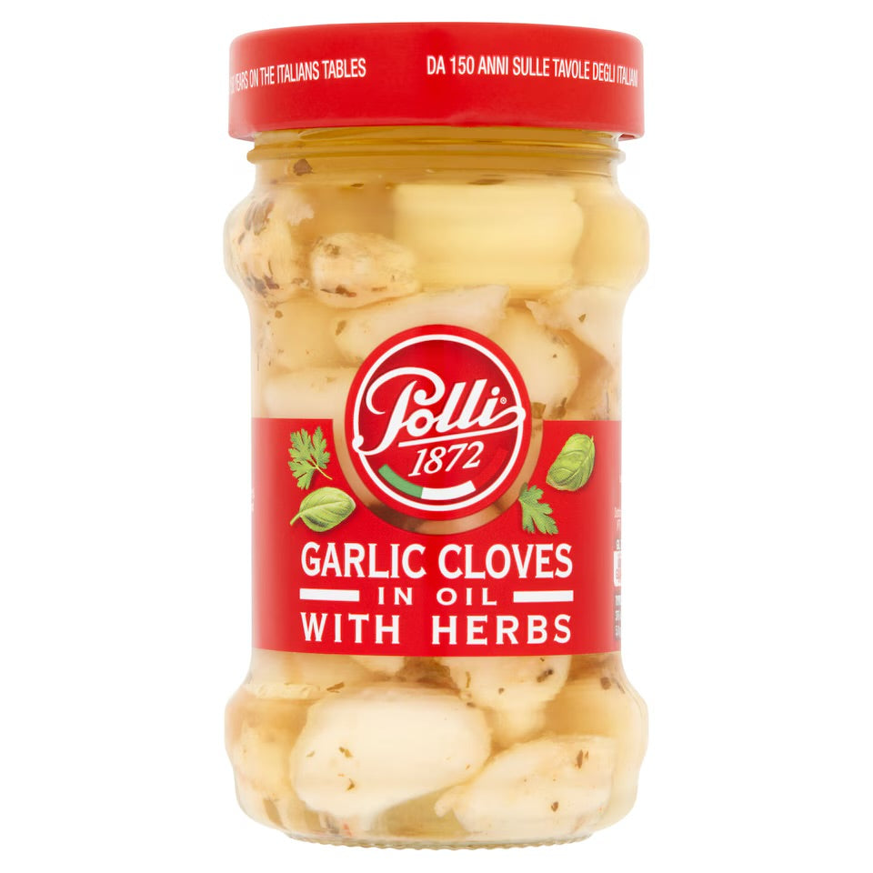 Polli Garlic Cloves with Herbs in oil