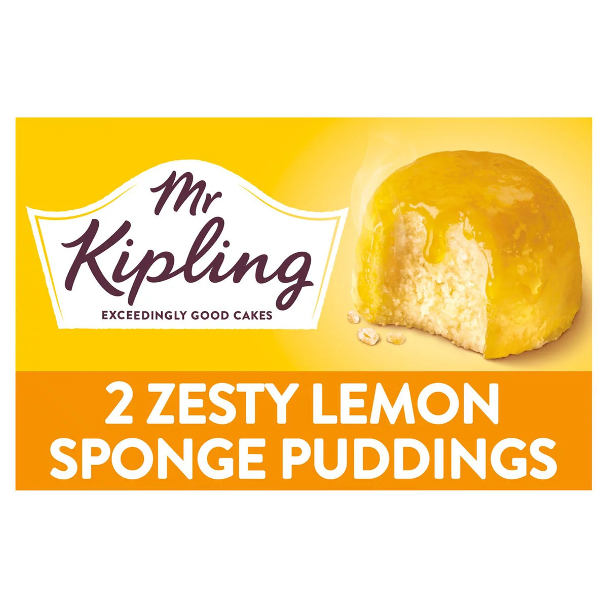 Mr Kipling 2 Sponge Puddings Sticky Lemon