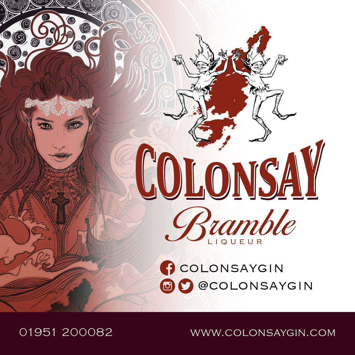 Colonsay Bramble Liqueur 50cl 20% ABV