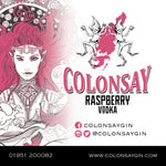 Colonsay Raspberry Vodka 50cl 37.5% ABV