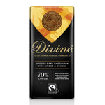 90g Dark Chocolate Ginger & Orange 70%