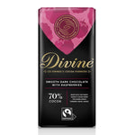 90g Dark Chocolate with Raspberries 70%