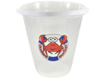 23cm Clear Transparent Crab Bucket