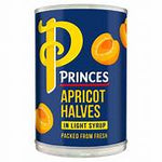 Princes Apricot Halves in light syrup