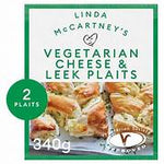 Linda McCartney’s Frozen Vegetarian Cheese & Leek Plaits